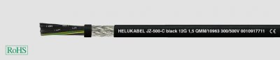 OZ-500-C black 2x0,75 SW Helukabel 10942