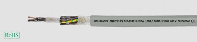 MULTIFLEX 512-PUR UL/CSA 2x0,75 (18 AWG) GR Helukabel 21570