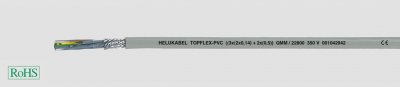 TOPFLEX-PVC (3x(2x0,14)+(2x0,5)) GR Helukabel 22800