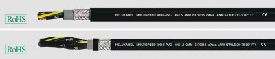 MULTISPEED 500-C-PVC UL/CSA 2x0,5 (20 AWG) SW Helukabel 24335