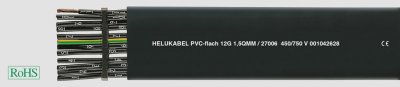 PVC-flach 16G0,75 SW Helukabel 26986