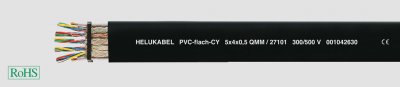 PVC-flach-CY 4x4x1 SW Helukabel 26754
