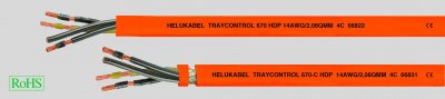 TRAYCONTROL 670-C HDP 4G1 (18 AWG) SW Helukabel 66829