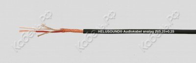Audiokabel analog 2x0,25+0,25 SW Helukabel 400000