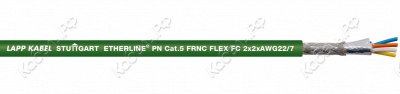 ETHERLINE PN Cat.5 Y FLEX FC 2x2xAWG22/7 LappKabel 2170886