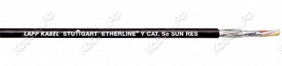 ETHERLINE Y Cat.5e BK 2x2xAWG22/7 LappKabel 2170901