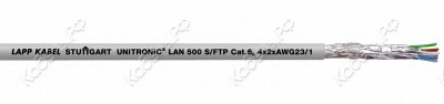 UNITRONIC LAN 500 S/FTP Cat.6A 4x2xAWG23/1 LappKabel 2170143
