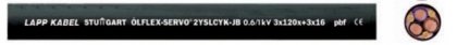 Кабель ÖLFLEX SERVO 2YSLCYK-JB 3X4+3G0,75 BK LappKabel 0036441 фото главное