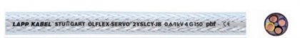 Кабель ÖLFLEX SERVO 2YSLCY-JB BK 4G120 LappKabel 1136461 фото главное