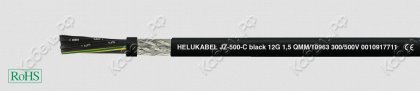 Кабель OZ-500-C black 3x0,75 SW Helukabel 11484 фото главное