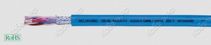 Кабель OB-BL-PAAR-CY 2x2x0,5 BL Helukabel 14077 фото главное