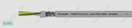 Кабель TRONIC-CY 3x0,14 GR Helukabel 20002 фото главное
