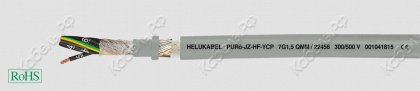 Кабель PURO-JZ-HF-YCP 3G0,75 GR Helukabel 22418 фото главное