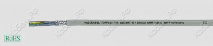 Кабель TOPFLEX-PVC (3x(2x0,14)+(2x0,5)) GR Helukabel 22800 фото главное