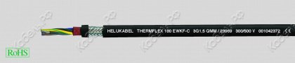 Кабель THERMFLEX 180 EWKF-C 3G2,5 SW Helukabel 79820 фото главное