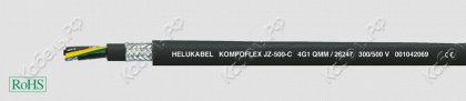 Кабель KOMPOFLEX JZ-500-C 30G1 SW Helukabel 26254 фото главное