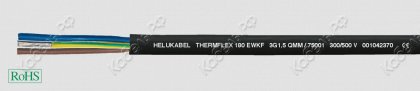 Кабель THERMFLEX 180 EWKF 2x2,5 SW Helukabel 75008 фото главное