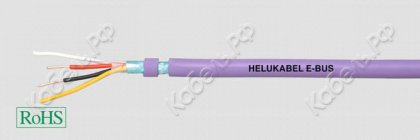 Кабель E-BUS 2x2x0.8 PVC violett Helukabel 81081 фото главное