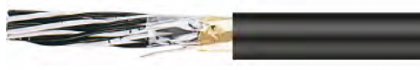 Кабель INDUCOM-ARCTIC RE-Y(ST)Y-fl 500V/-60°C 2x2x1 black TKD KABEL 2001529 фото главное