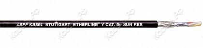 Кабель ETHERLINE Y Cat.5e BK 2x2xAWG22/7 LappKabel 2170901 фото главное