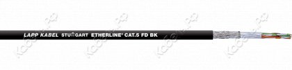 Кабель ETHERLINE FD P BK Cat.5 4x2xAWG26/19 LappKabel CE217489 фото главное