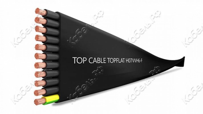 Кабель TOPFLAT H07VVH6-F 8G2,5 Top Cable 0708002M фото главное