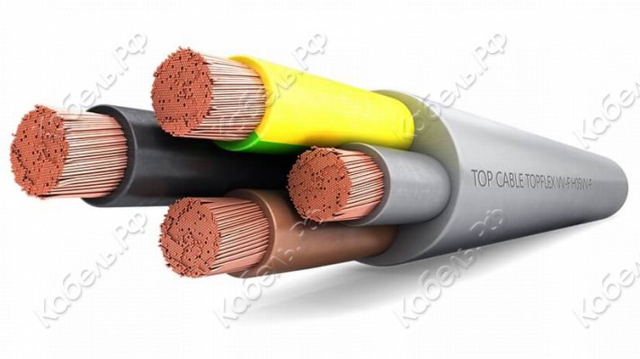 Кабель TOPFLEX VV-F H05VV-F 2x1 Top Cable 102001 фото главное