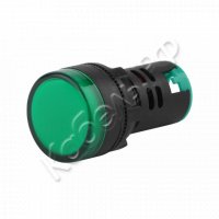 Лампа AD22DS LED d22мм зеленый 230В ЭРА Б0045619