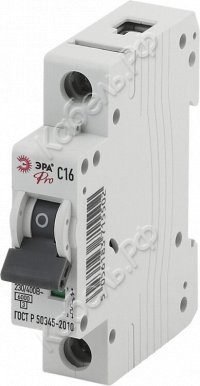 Автоматический выключатель ВА47-63 1P 10А х-ка C ЭРА Б0031816