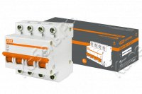 Автоматический выключатель ВА47-63 4Р 6А 4,5кА х-ка С TDM Electric SQ0218-0028