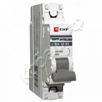 Автоматический выключатель 1P 6А (C) 6кА ВА 47-63 EKF mcb4763-6-1-06C-pro