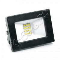 Прожектор LED ДО-10w 6400К 900Лм IP65 черный (SFL90-10) SAFFIT 55074