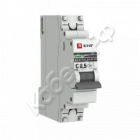 Автоматический выключатель 1П ВА 47-63 0,5А C 4,5кА EKF mcb4763-1-0.5C-pro