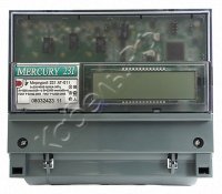 Счетчик электроэнергии Меркурий 231 AT-01 5-60А/400В (1ф/мнтар) ЖКИ (DIN) Инкотекс СК