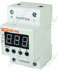 Реле напряжения РН 2 40А-220В (LED-дисплей) TDM Electric SQ1504-0015